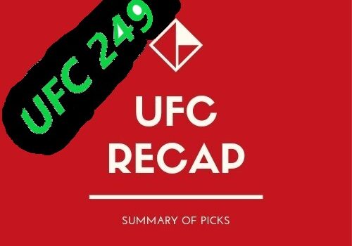 What happened at UFC 249?